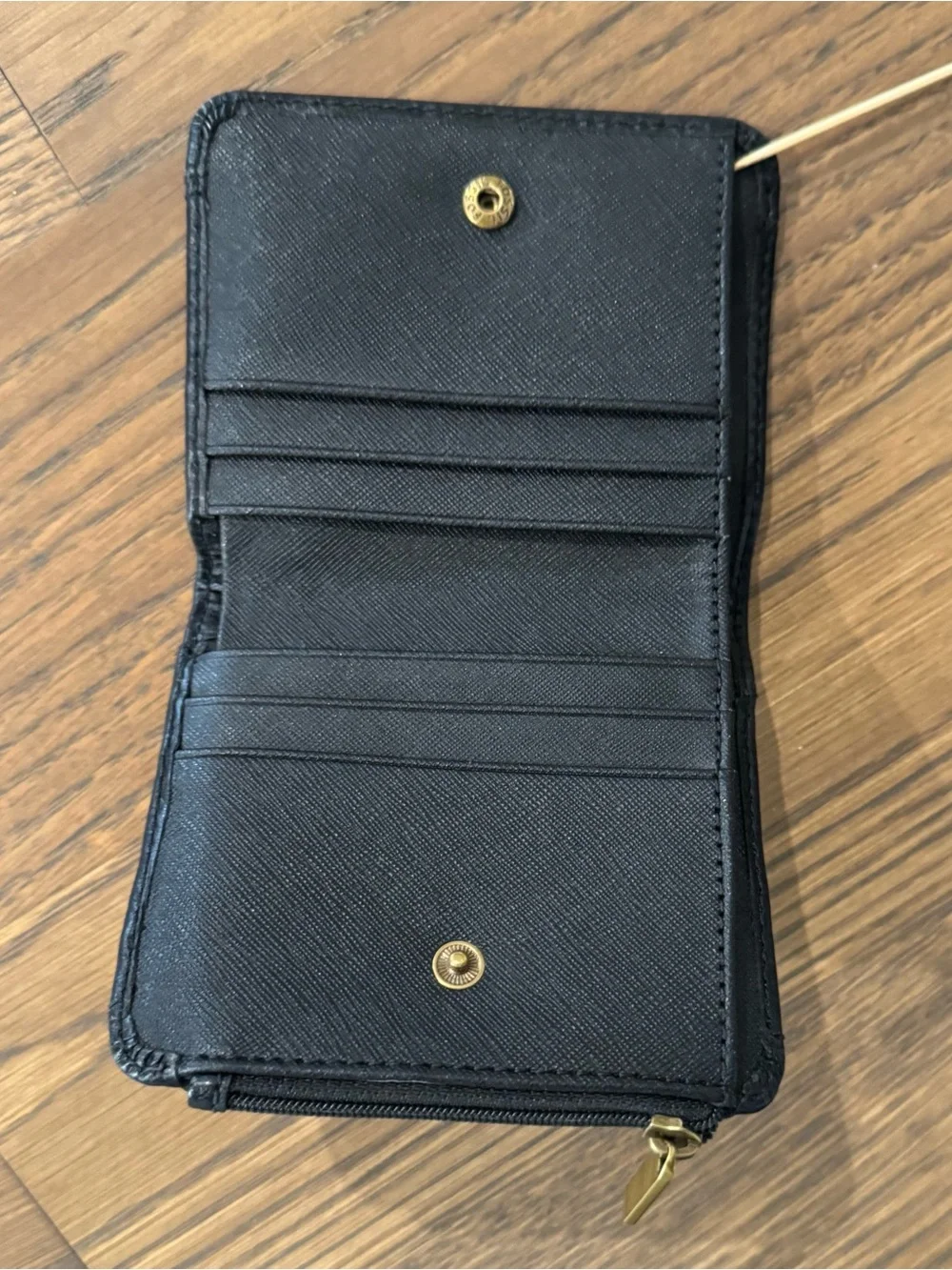 Fossil Jori Bifold in Black Leather